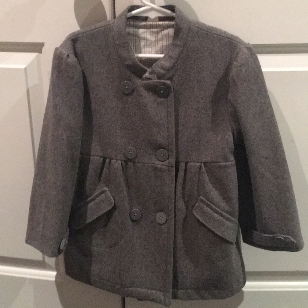 EGG Baby grey wool coat